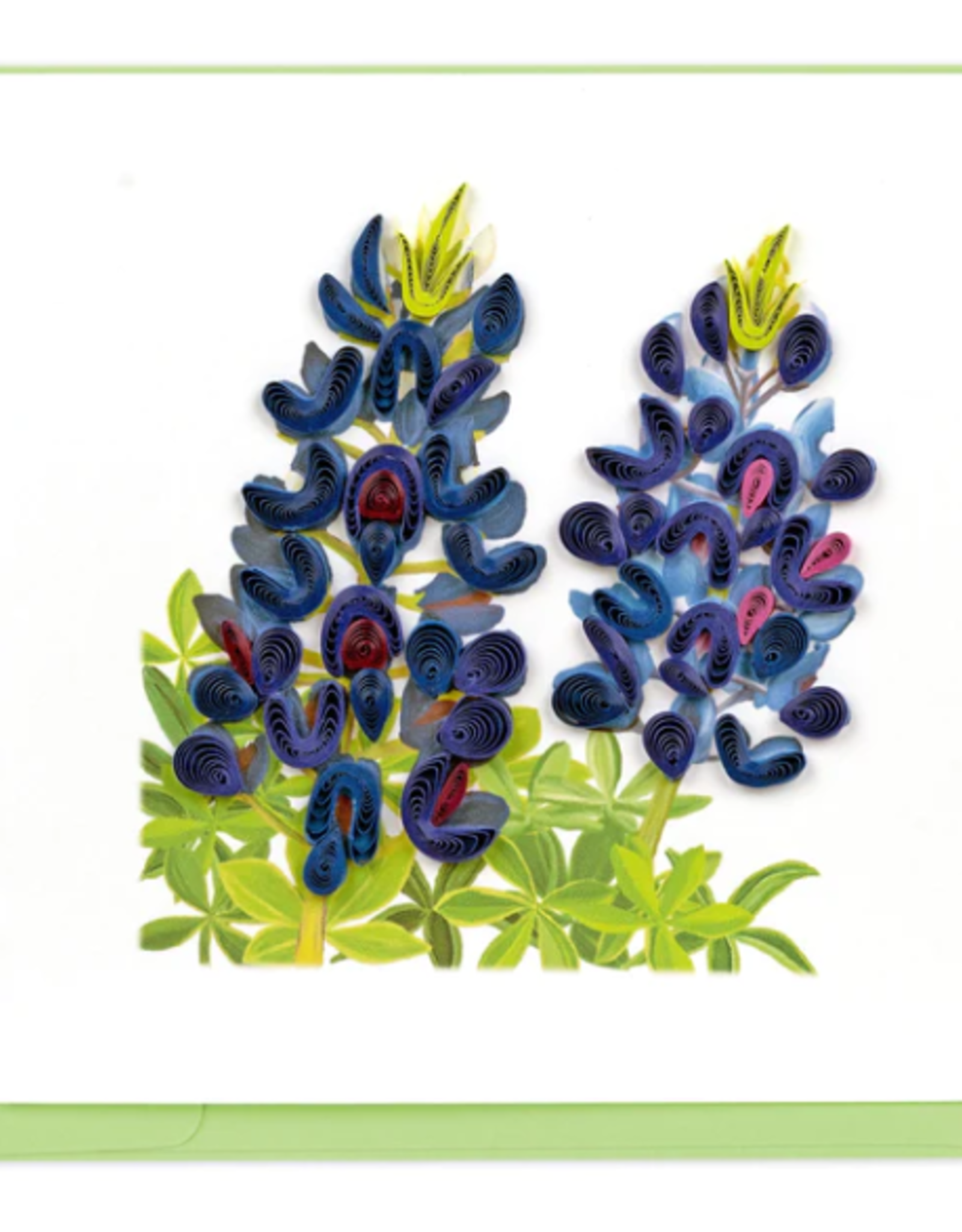 Quilling Card Quilled Bluebonnet Duo Greeting Card