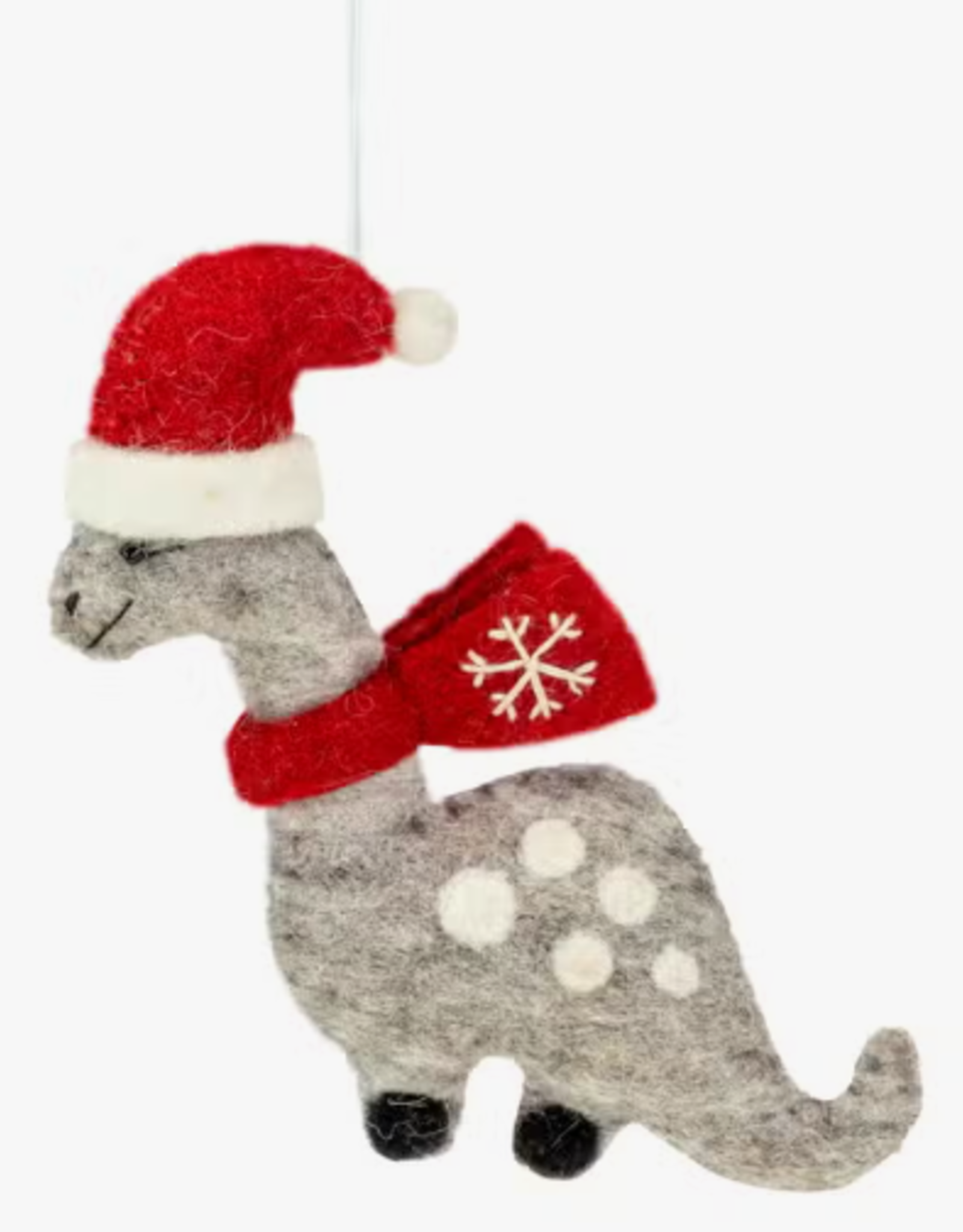 dZi Handmade Snowflake Dinosaur Ornament