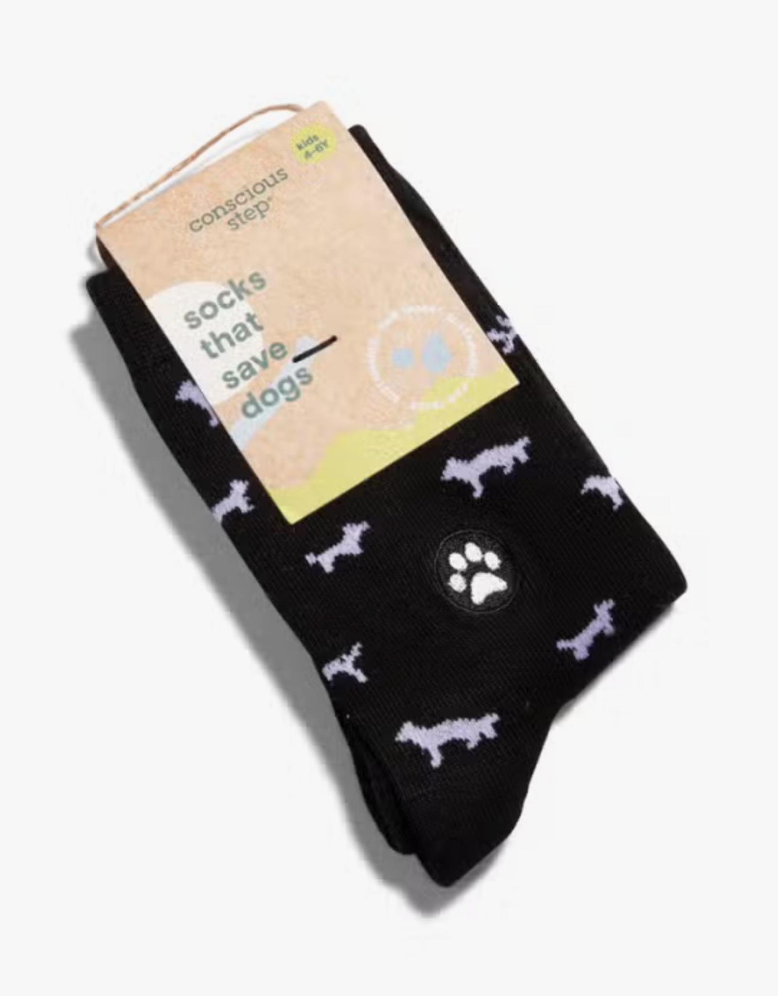 Conscious Step Kids Socks that Save Dogs