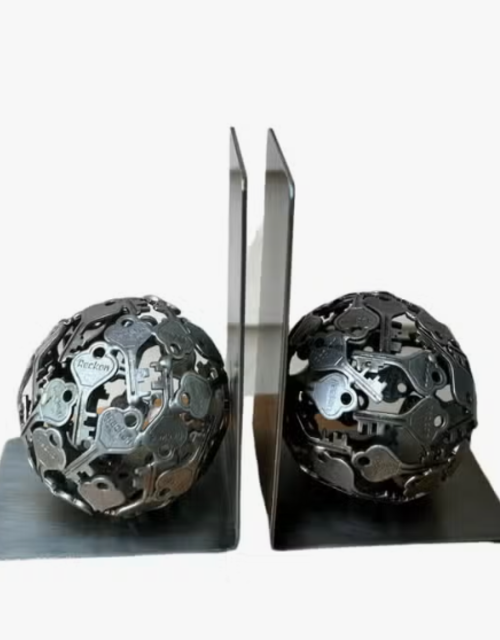 Hopes Unlimited Recycled Keys Bookends (Assorted Metals)