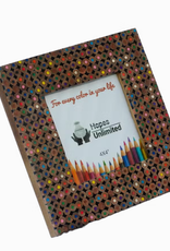 Hopes Unlimited Recycled Pencils Frame - 4x4"