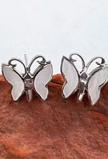 Women's Peace Collection Mother-of-Pearl Butterfly Studs