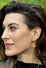 Women's Peace Collection Tree of Life Earrings - Brass