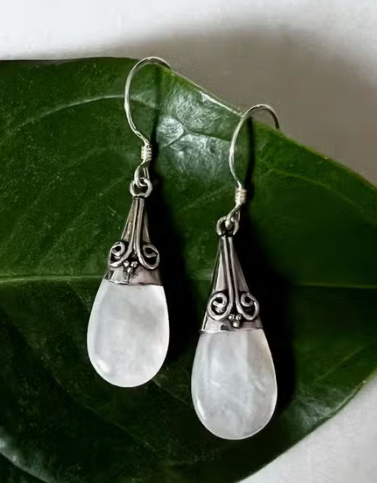 Women's Peace Collection Mother-of-Pearl Filigree Earrings - Sterling Silver