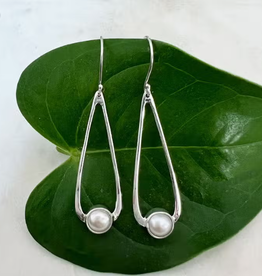 Women's Peace Collection Timeless Teardrop Pearl Earrings