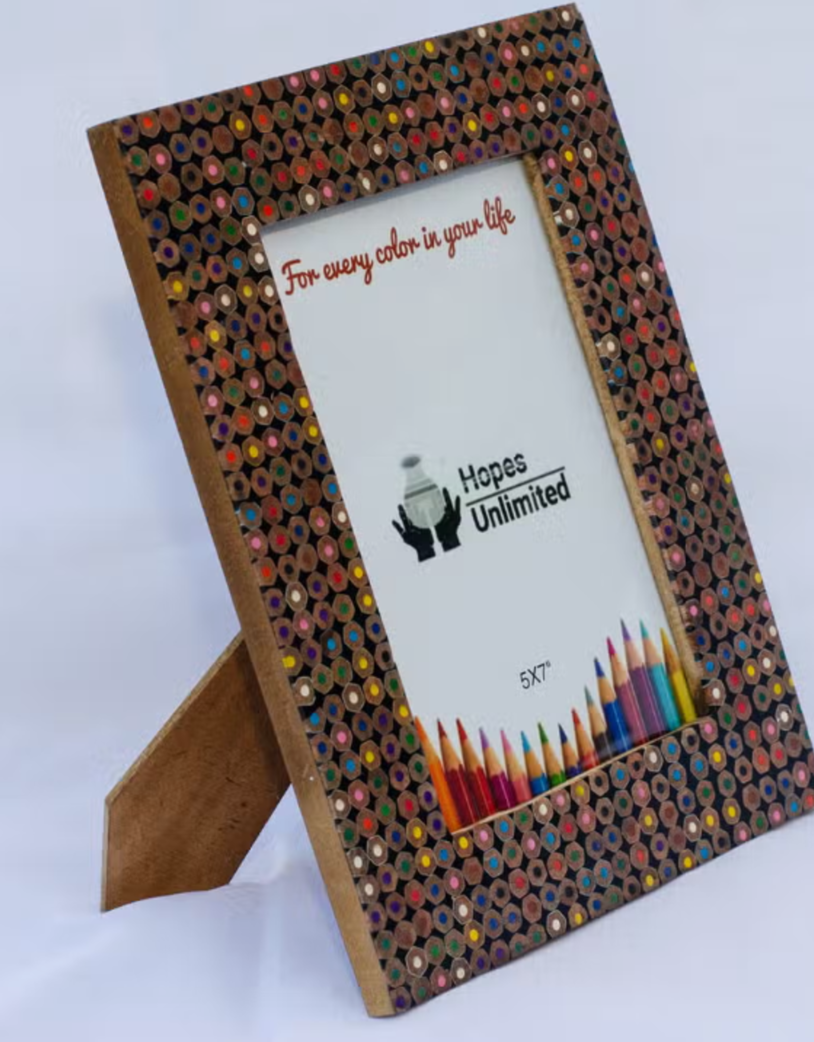 Hopes Unlimited Recycled Pencils Frame - 5x7"