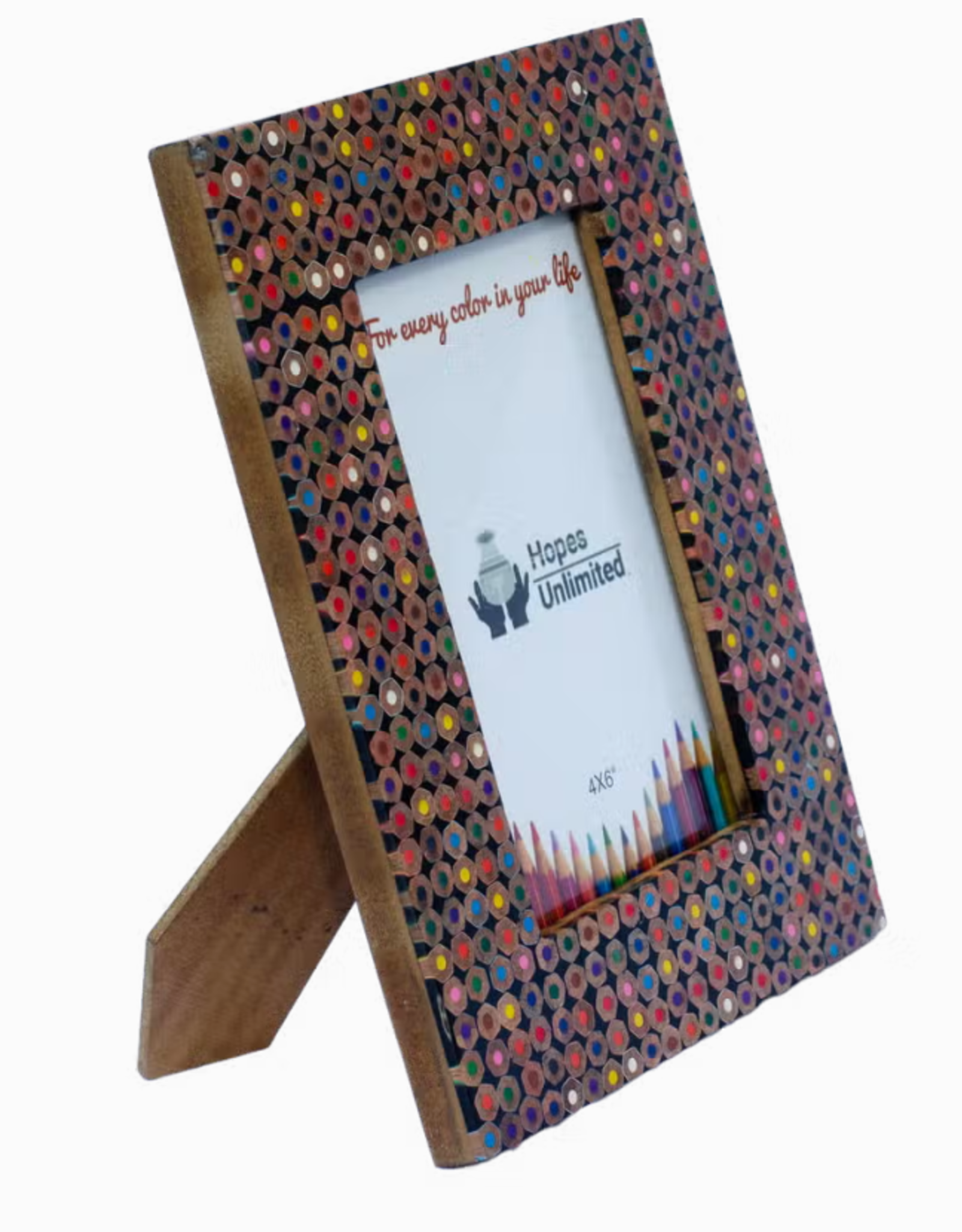 Hopes Unlimited Recycled Pencils Frame - 4x6"