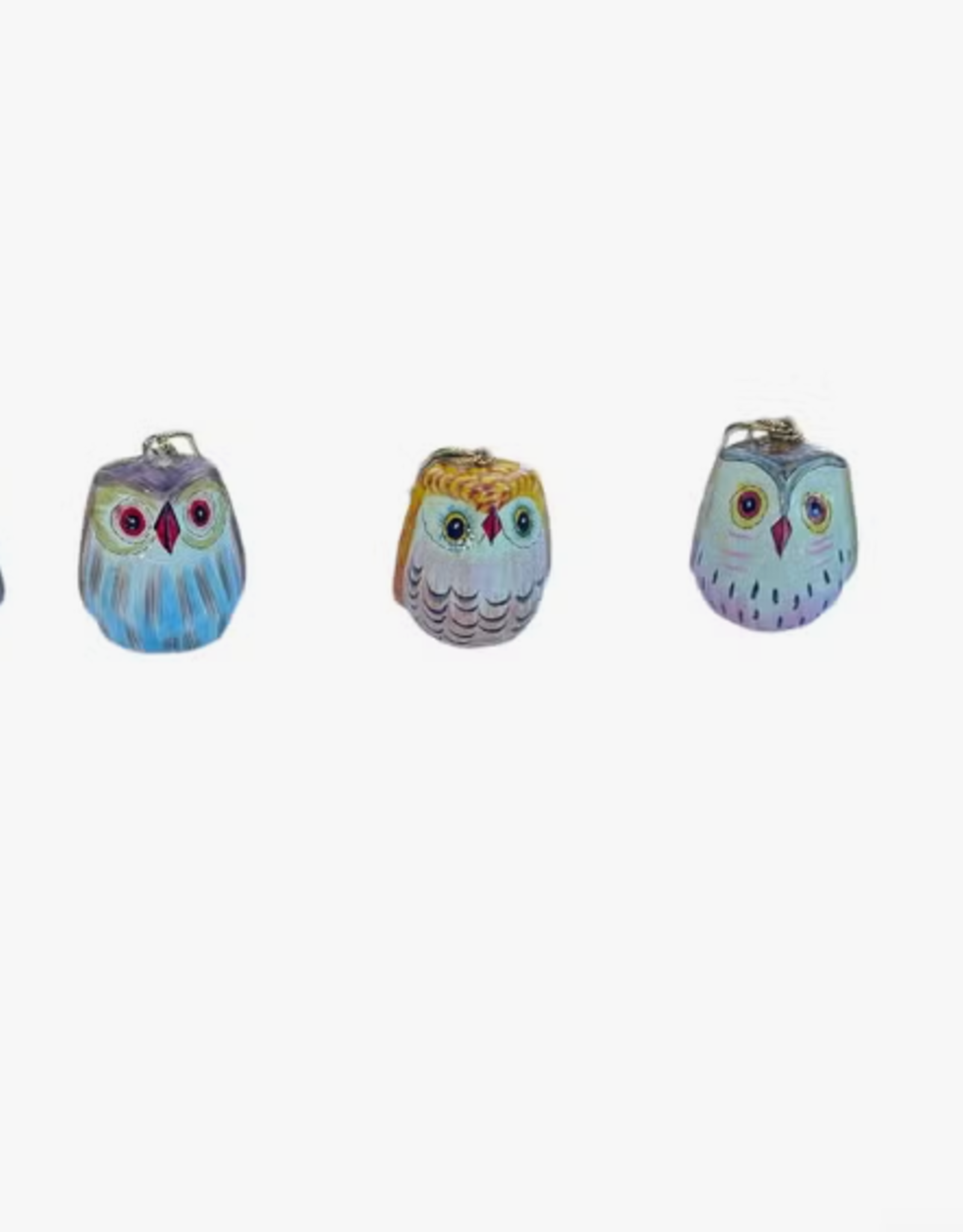 Hopes Unlimited Colorful Owl Ornament - Assorted