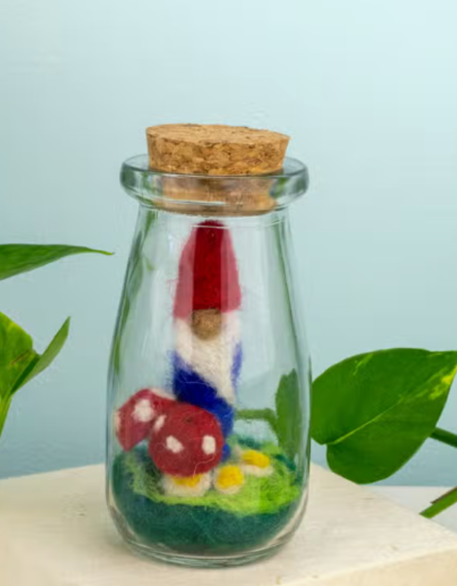 dZi Handmade Garden Gnome Story Jar