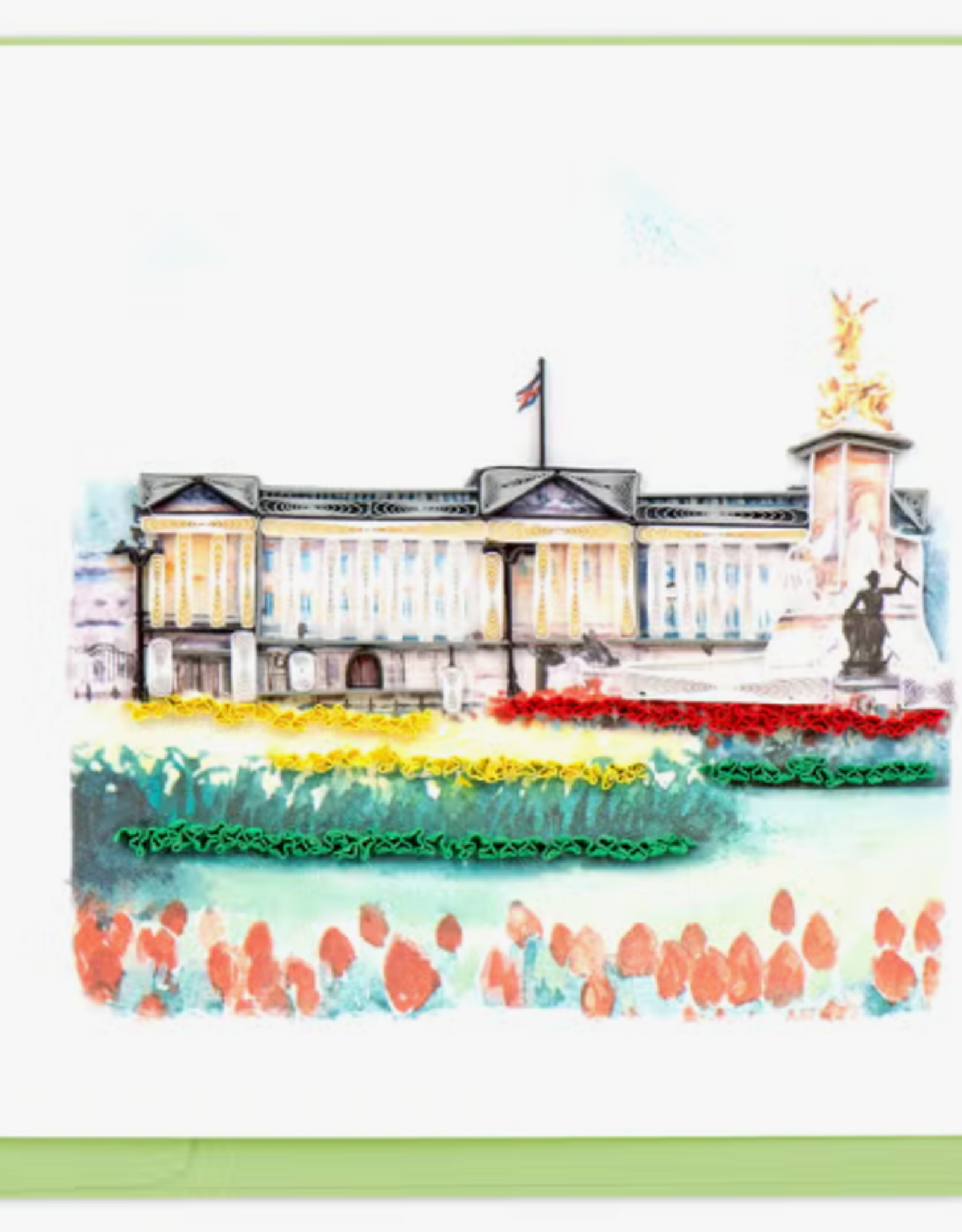Quilling Card Quilled Buckingham Palace Greeting Card