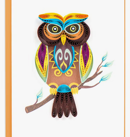 Quilling Card Quilled Decorative Owl Gift Enclosure Mini Card