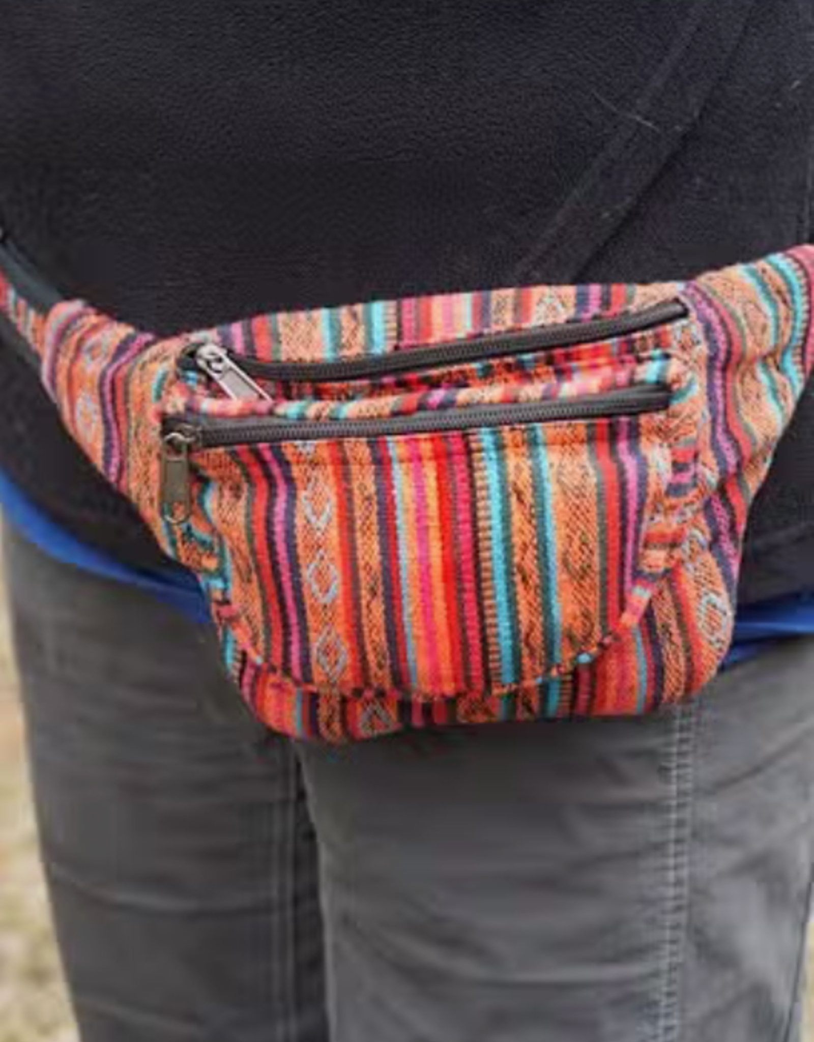 Ganesh Himal Gyari Stripe Fanny Pack - Assorted