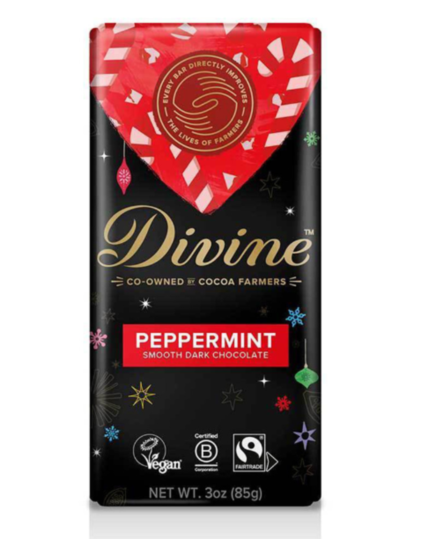 Serrv Divine Dark Chocolate Peppermint Bar