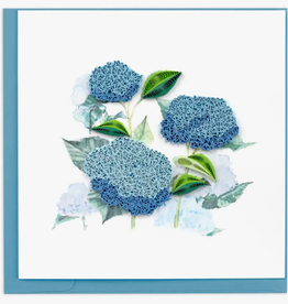 Quilling Card Quilled Wild Hydrangeas Greeting Card