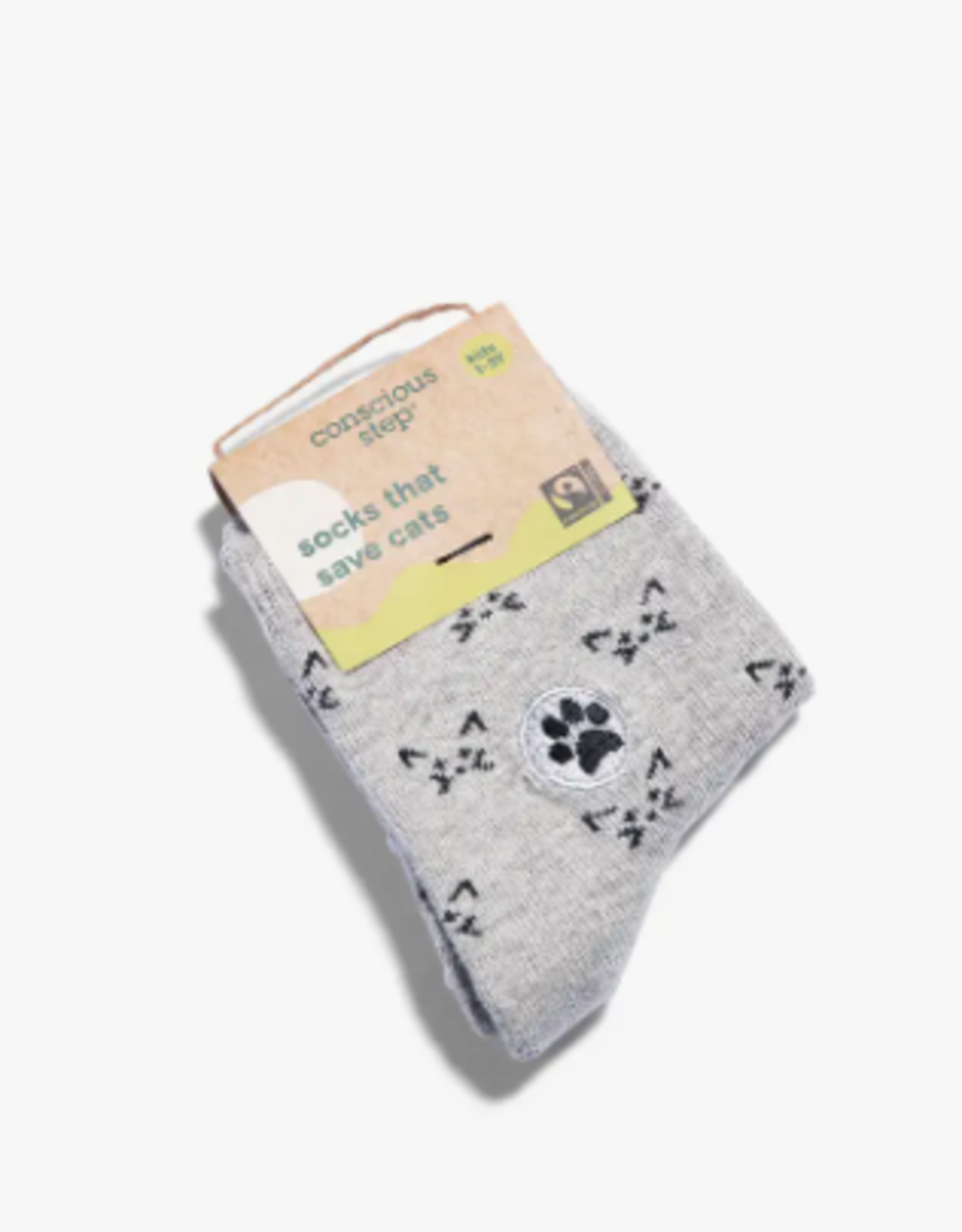 Conscious Step Kids Socks that Save Cats
