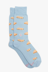 Conscious Step Socks that Provide Meals (Blue Sandwiches)