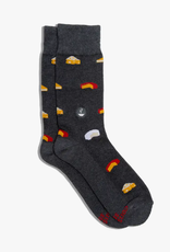 Conscious Step Socks that Provide Meals (Gray Cheese)