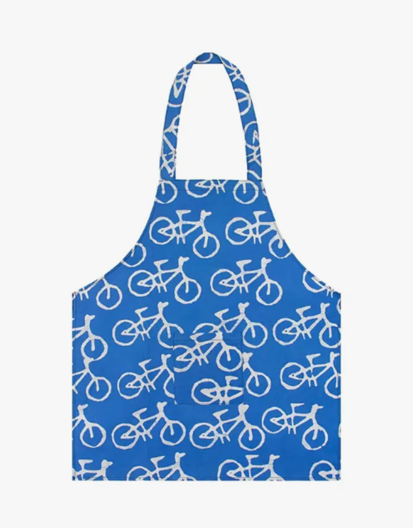 Global Mamas Apron Kids Bikes Blue
