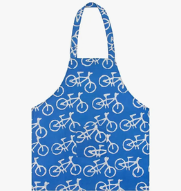 Global Mamas Apron Kids Bikes Blue