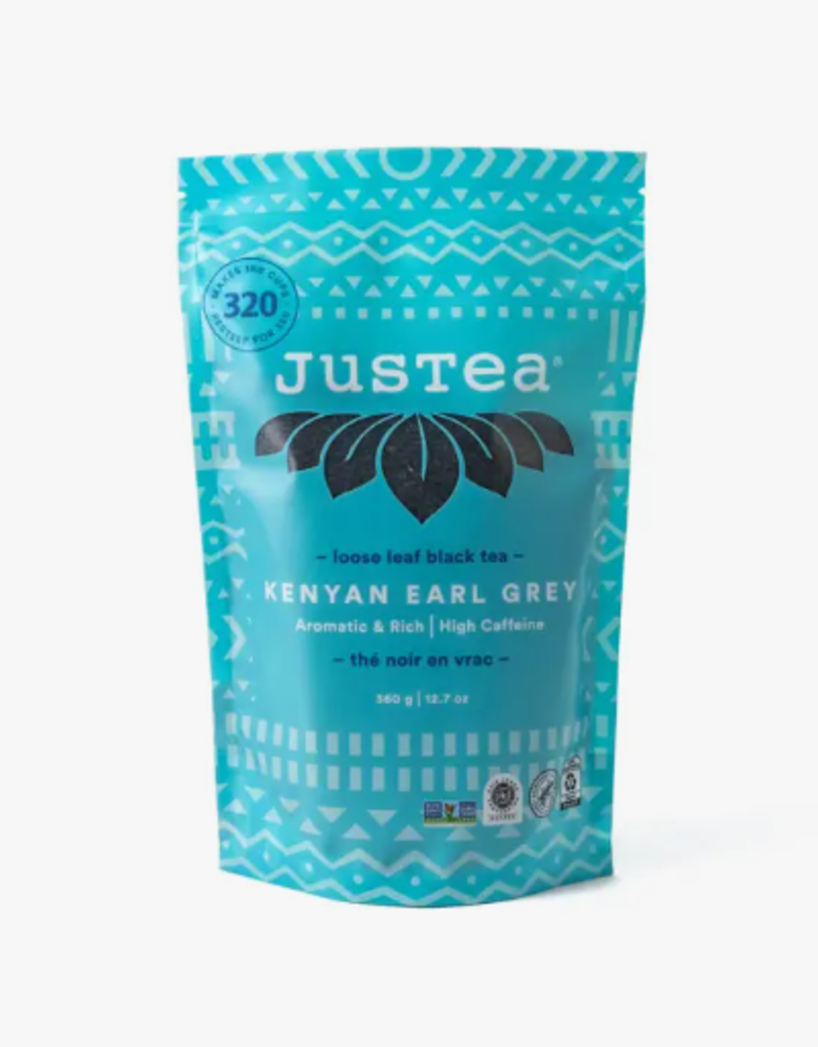Justea Kenyan Earl Grey Black Tea Large Pouch