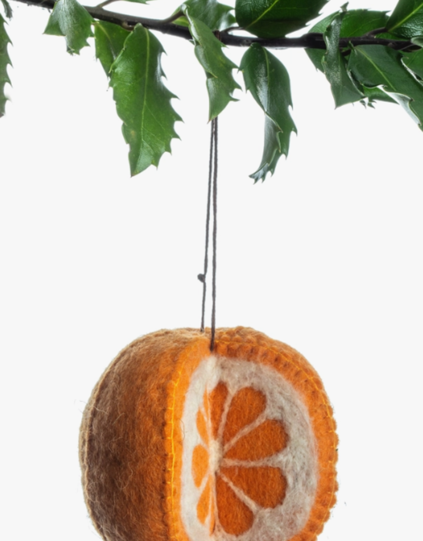 Silk Road Bazaar Orange Ornament