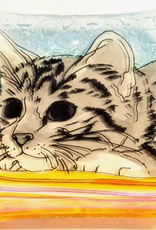 Pampeana Cat onto You Square Dish