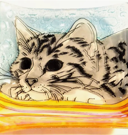 Pampeana Cat onto You Square Dish