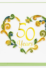Quilling Card Quilled 50th Wedding Anniversary Card