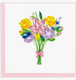 Quilling Card Quilled Spring Bouquet Greeting Card