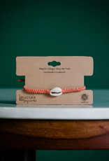 Lucia's Imports Shell Macrame Bracelets