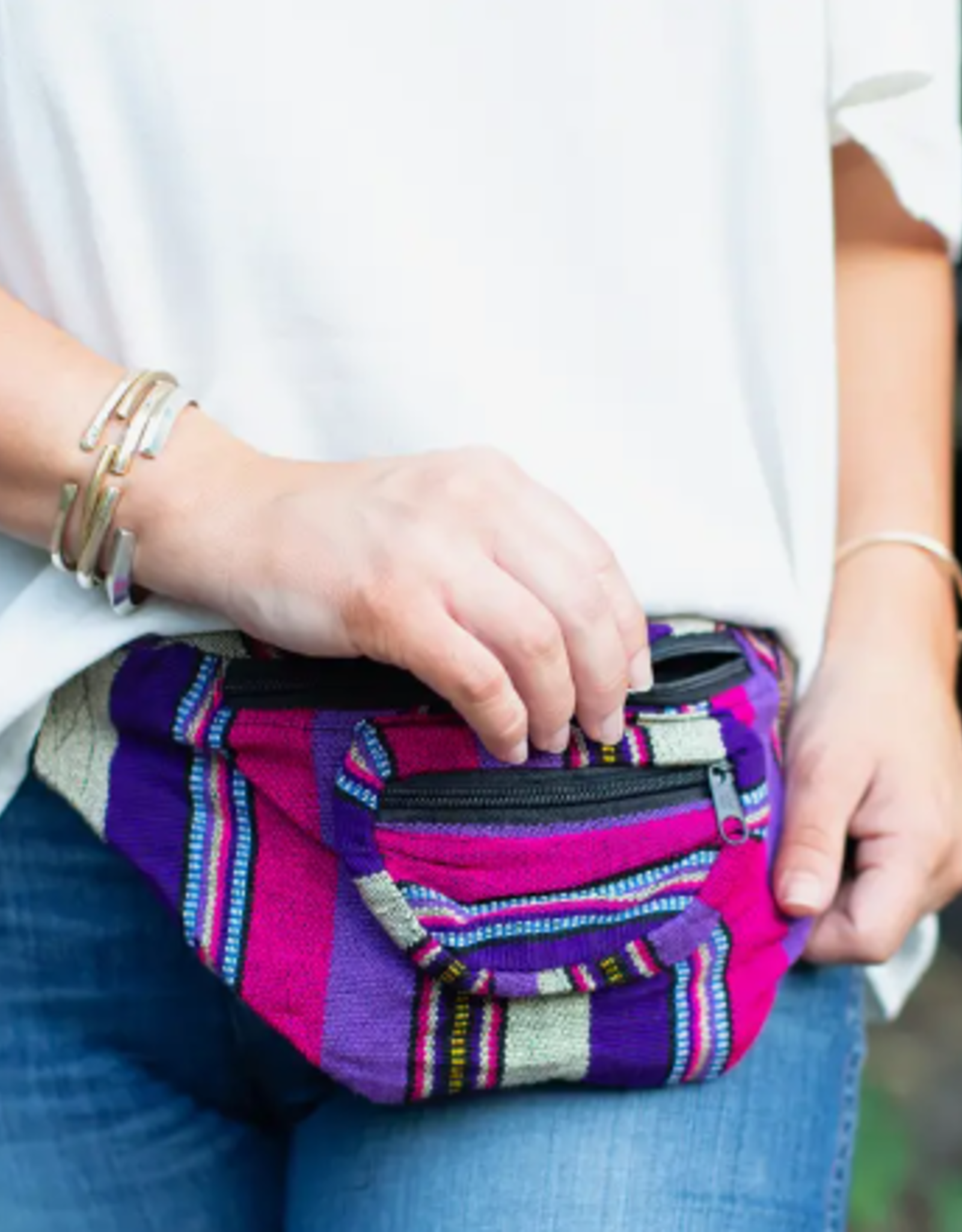 Lucia's Imports Ikat Fanny Pack