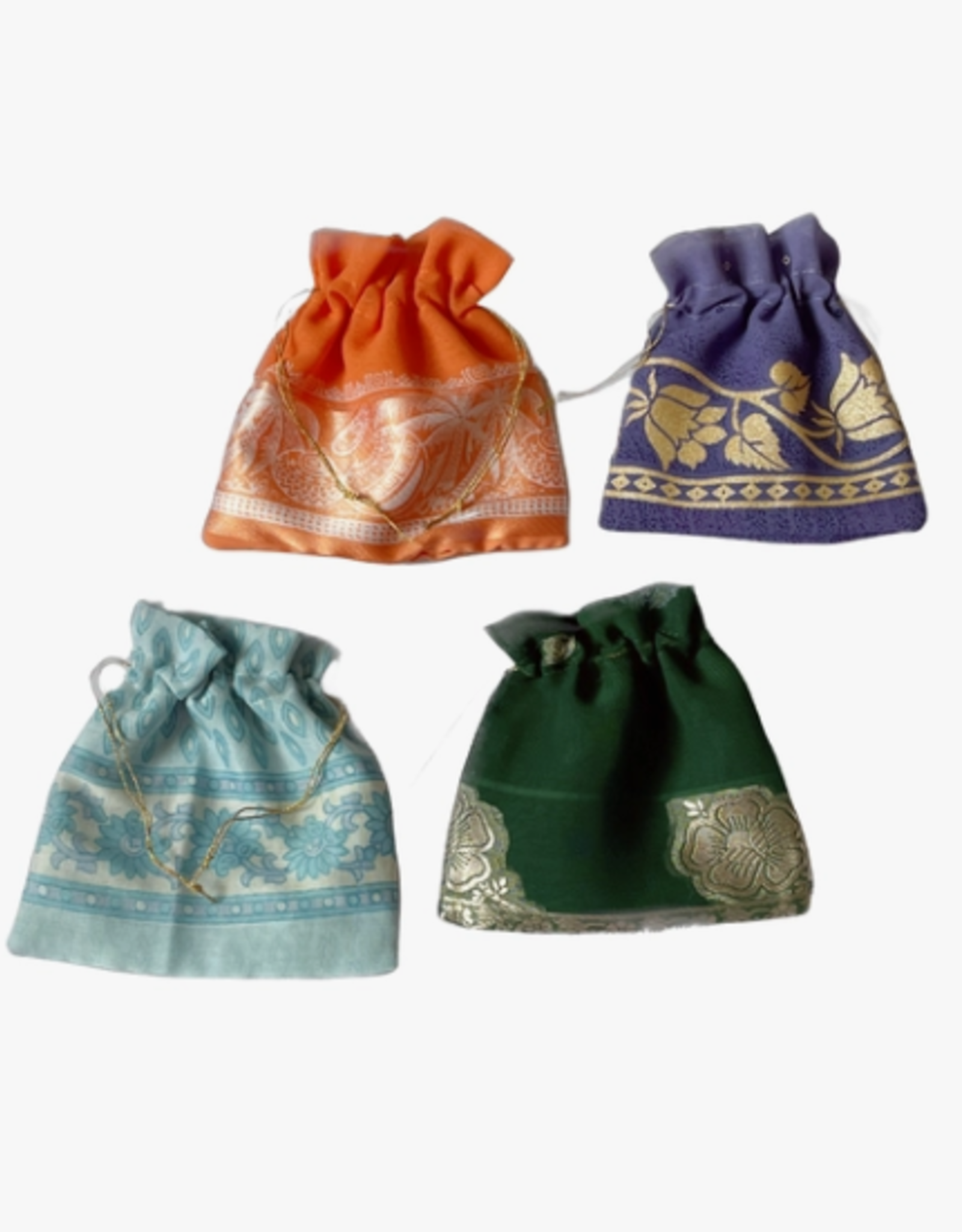 Hopes Unlimited Sari Drawstring Gift Bag