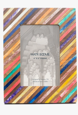 Matr Boomie Banka Mundi 4x6 Multicolor Picture Frame
