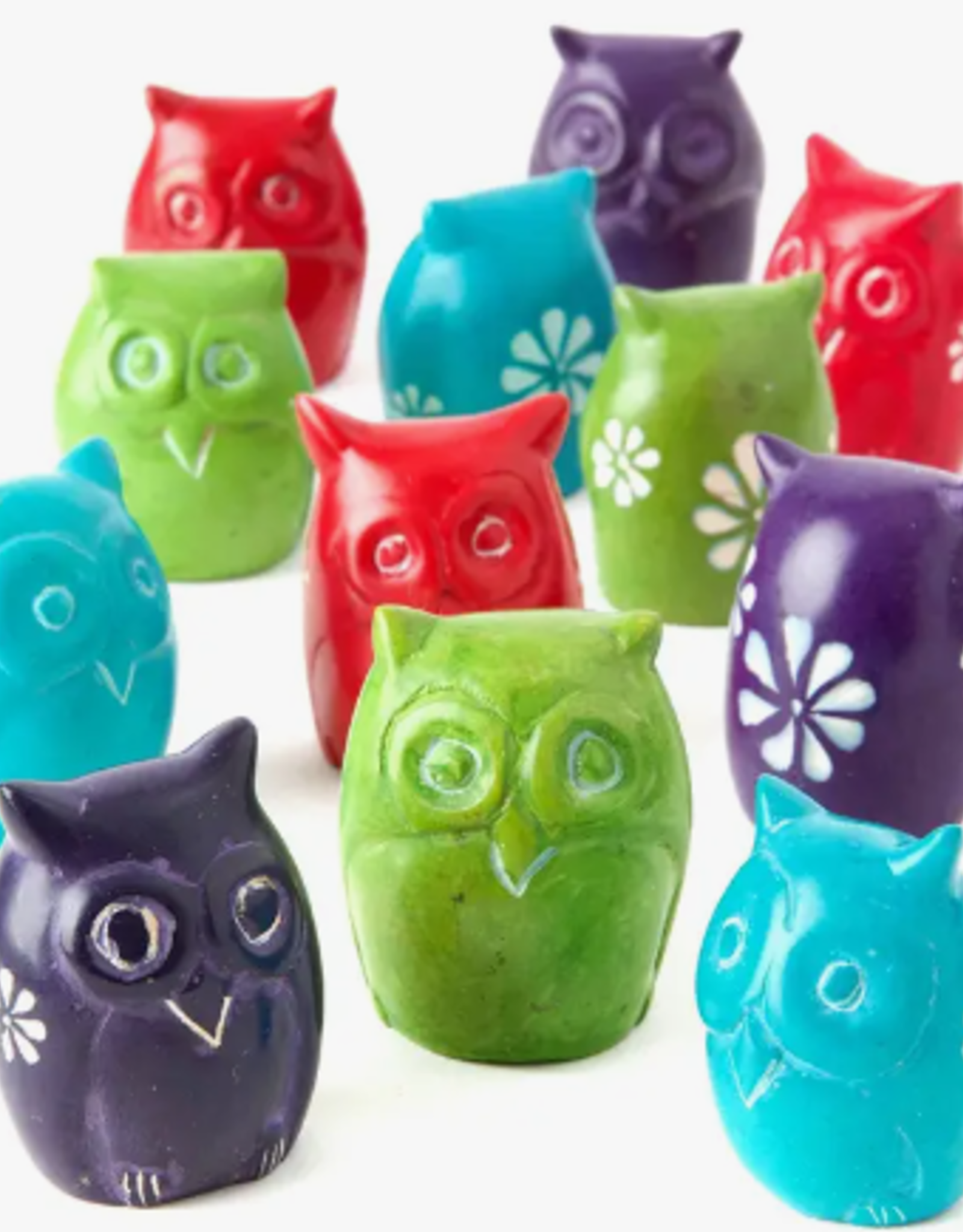 Swahili African Modern Mini Kisii Owls