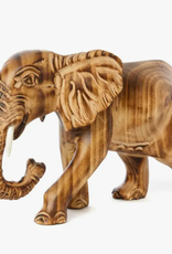 Swahili African Modern Jacaranda Wood Jumbo Elephant