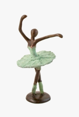 Swahili African Modern Bronze Ballerina Sculpture