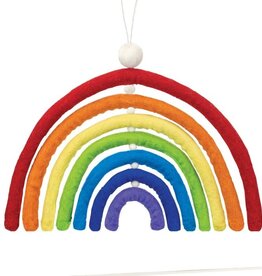 dZi Handmade Felt Rainbow Wall Hanging