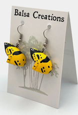 Women of the Cloud Forest Frog Balsa Earrings - Assorted