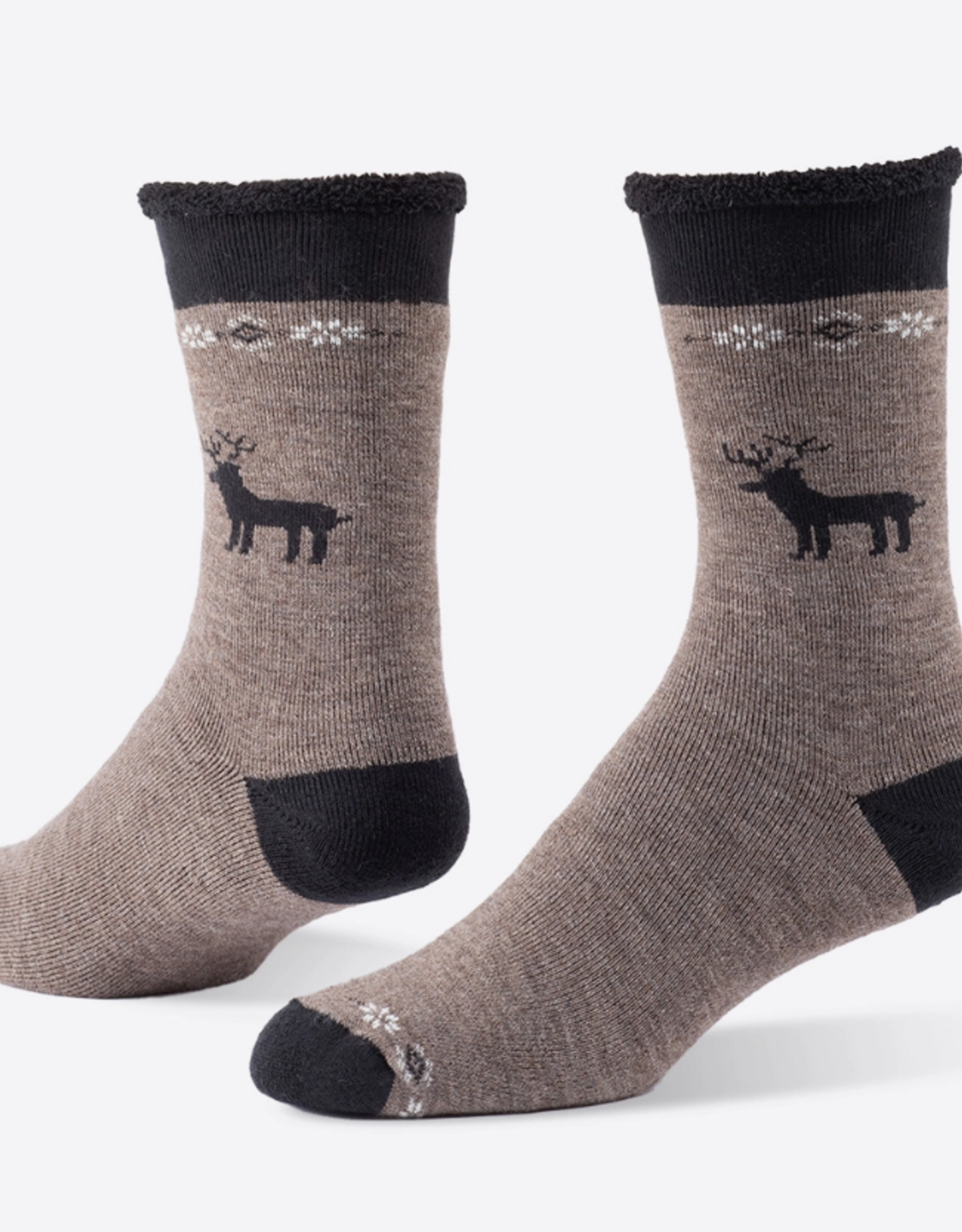 Maggie's Organics Snuggle Socks - Reindeer Dove