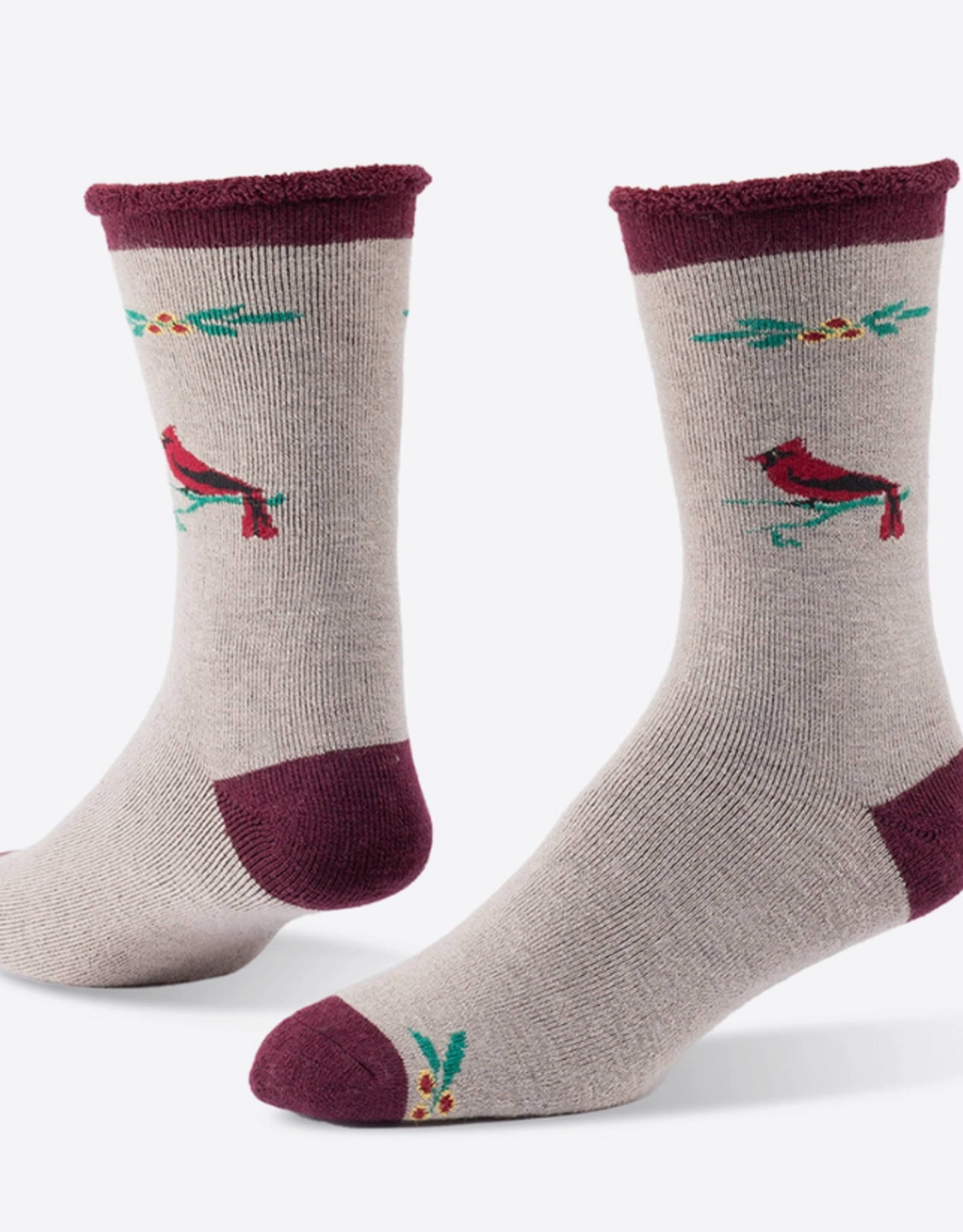 Maggie's Organics Wool Snuggle Socks - Cardinal Taupe