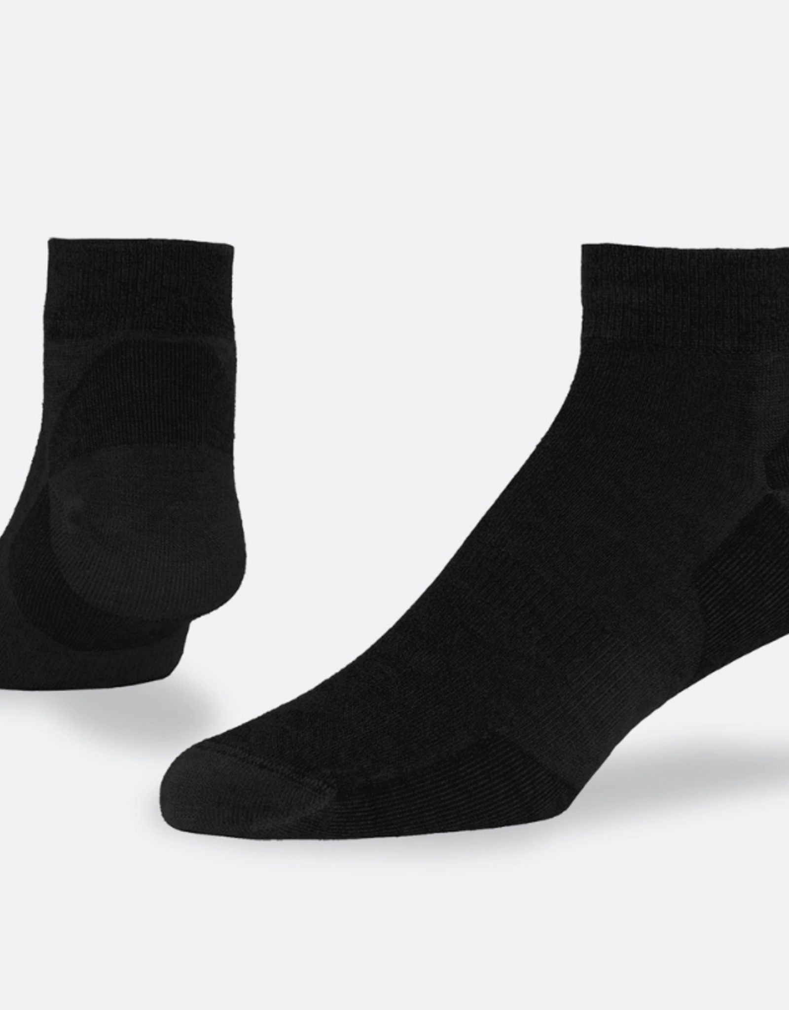Maggie's Organics Urban Hiker Wool Ankle Socks - Black