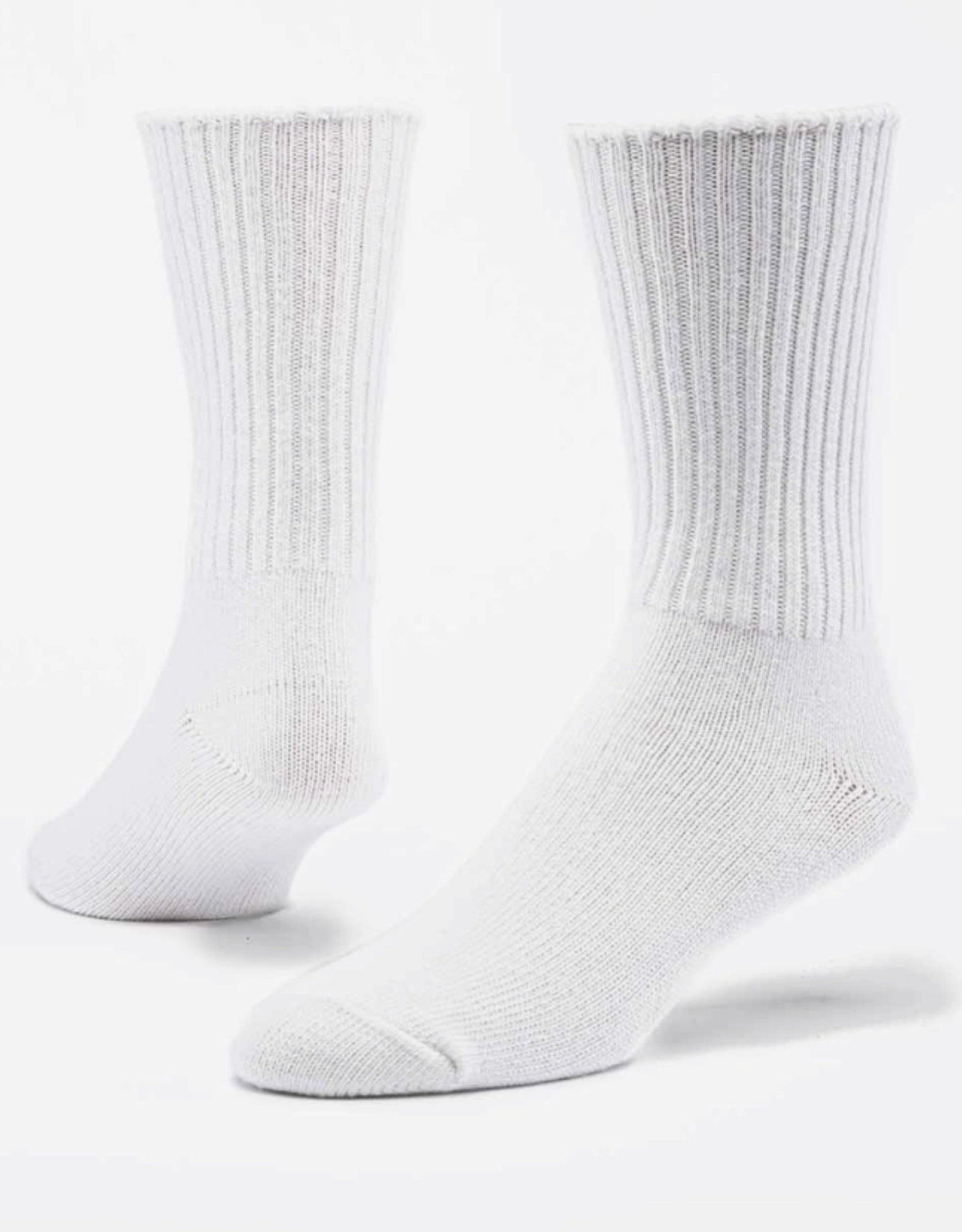 Maggie's Organics Cotton Classic Crew Socks - White