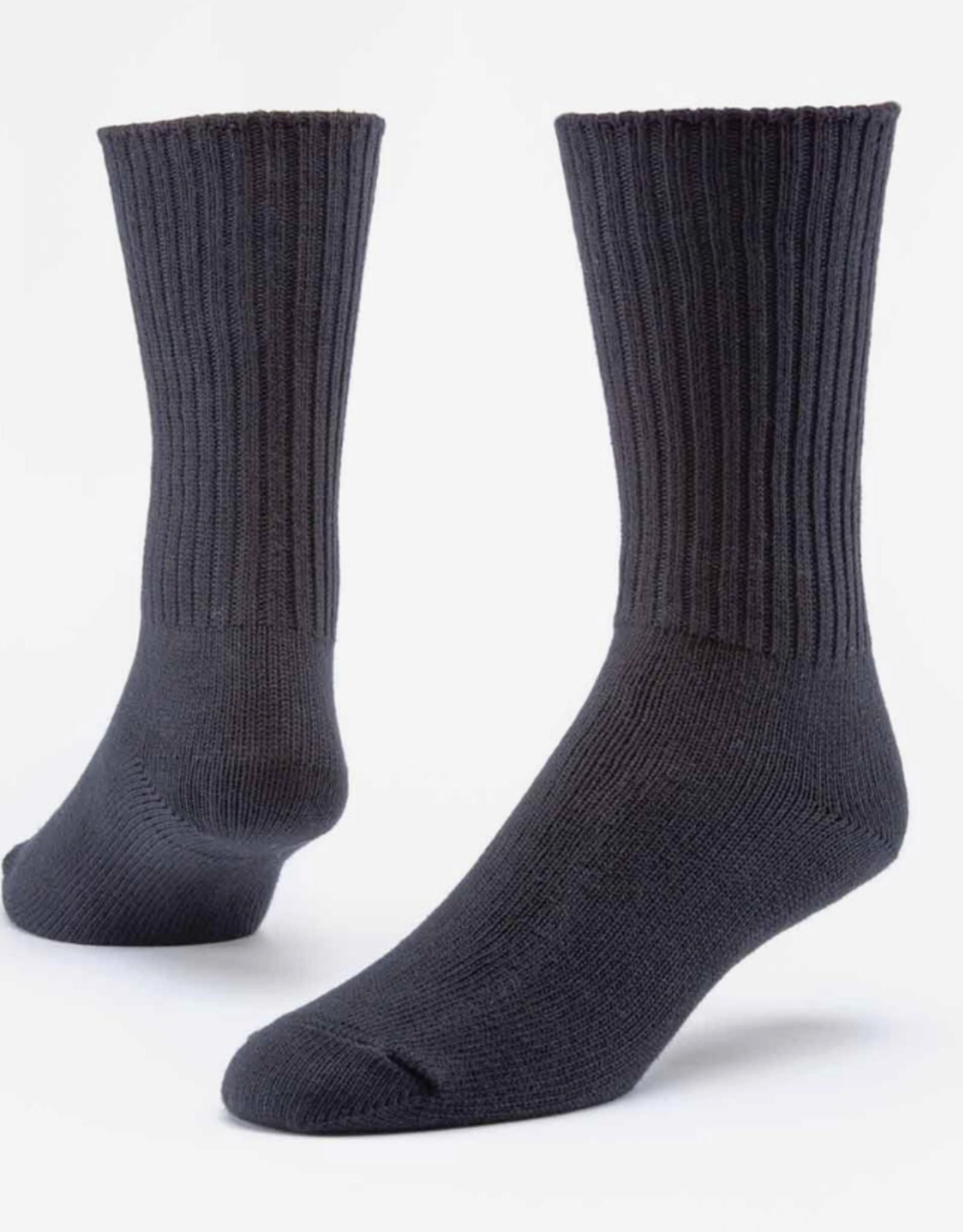 Maggie's Organics Cotton Classic Crew Socks - Black