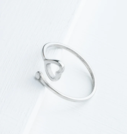 Starfish Project Ada Silver Heart Ring