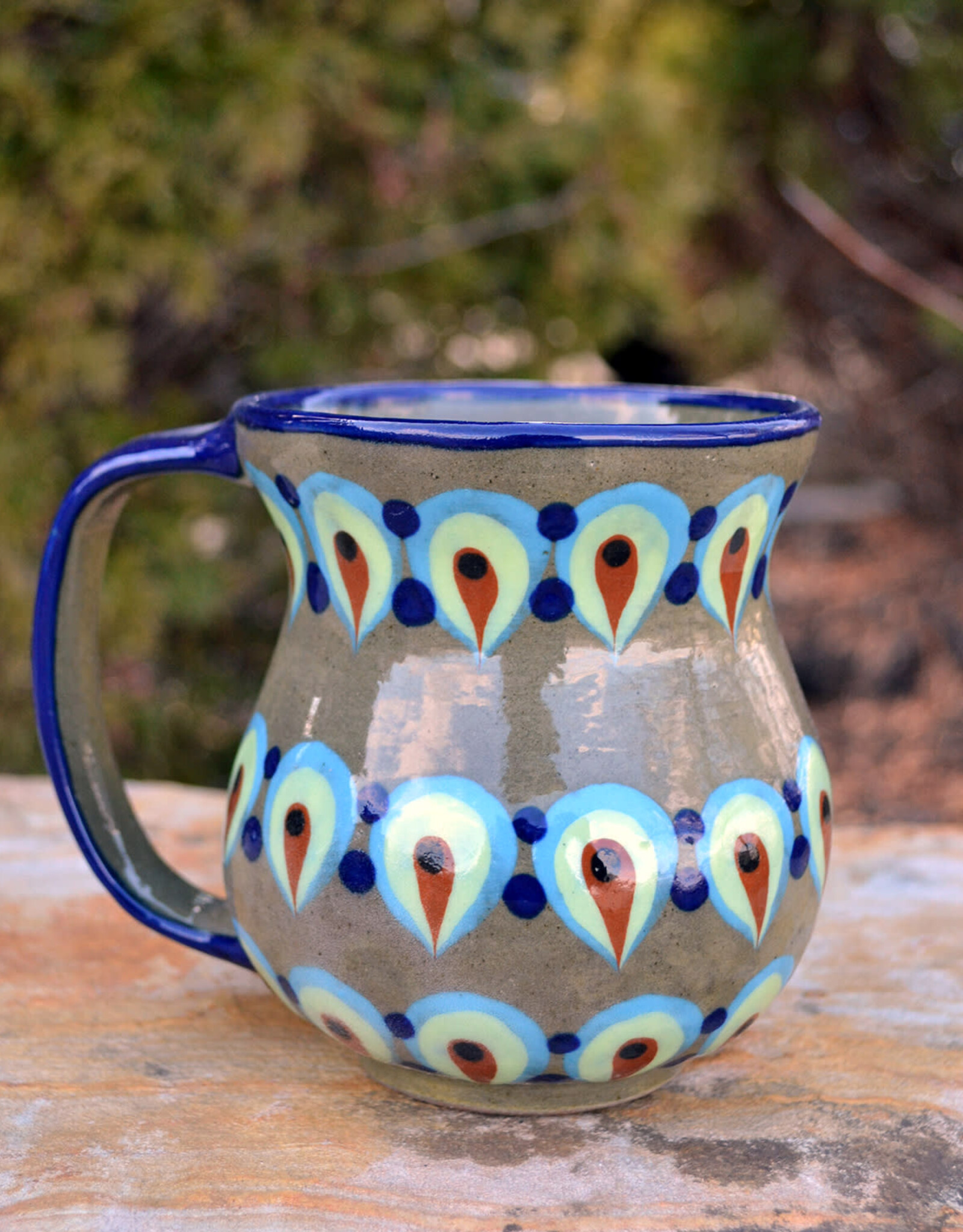 Lucia's Imports San Antonio Palopo Coffee Cup - Taupe