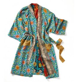 Serrv Upcycled Sari Spa Bathrobe