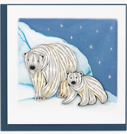 Quilling Card Quilled Polar Bears Greeting Card
