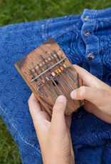 Swahili African Modern Kenyan Wooden Kalimba Thumb Piano