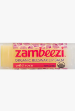 Zambeezi Wild Rose Organic Beeswax Lip Balm