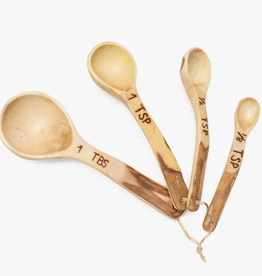 Upavim Crafts Coffeewood Measuring Spoon Set